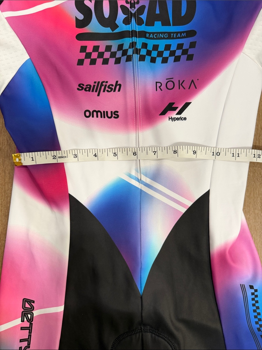 Betty Designs Squad Racing Team Sleeveless Triathlon kit | Large NWT 🩷💙 - Picture 3 of 7